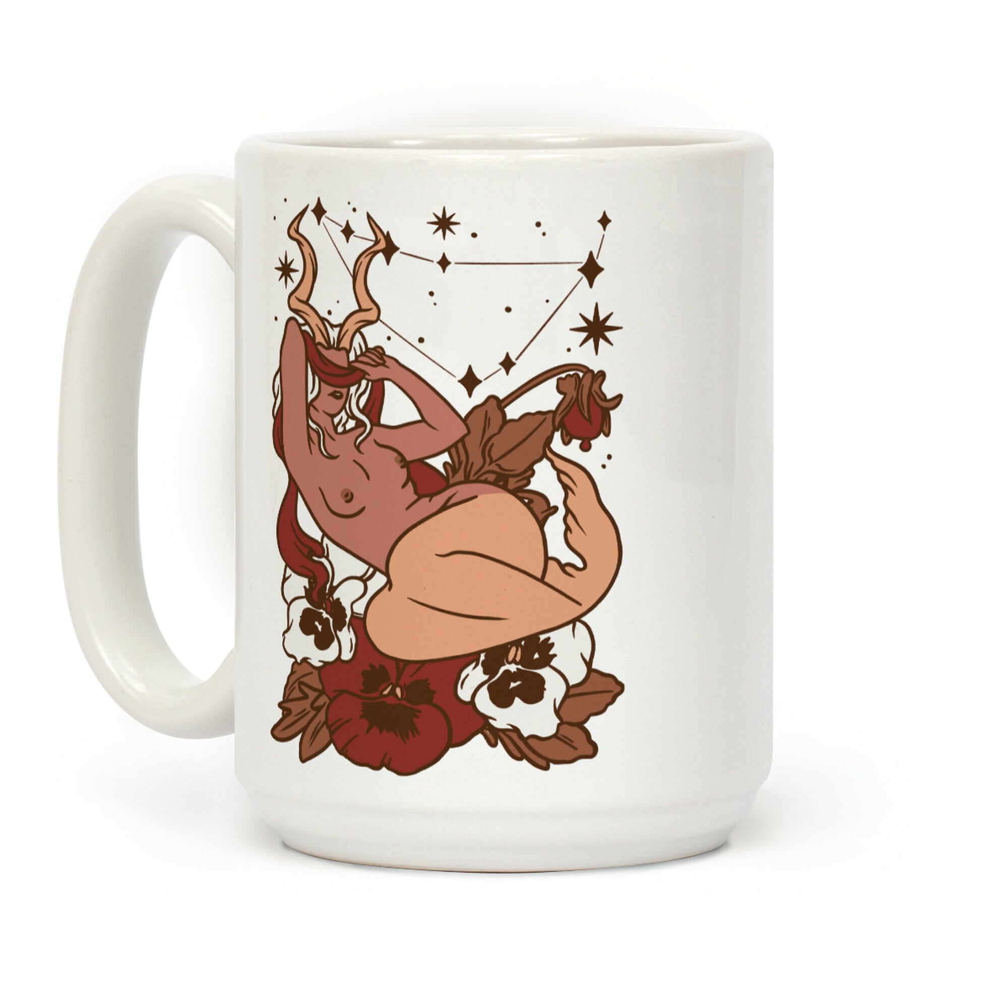 Zodiac Pinup Capricorn Coffee Mug