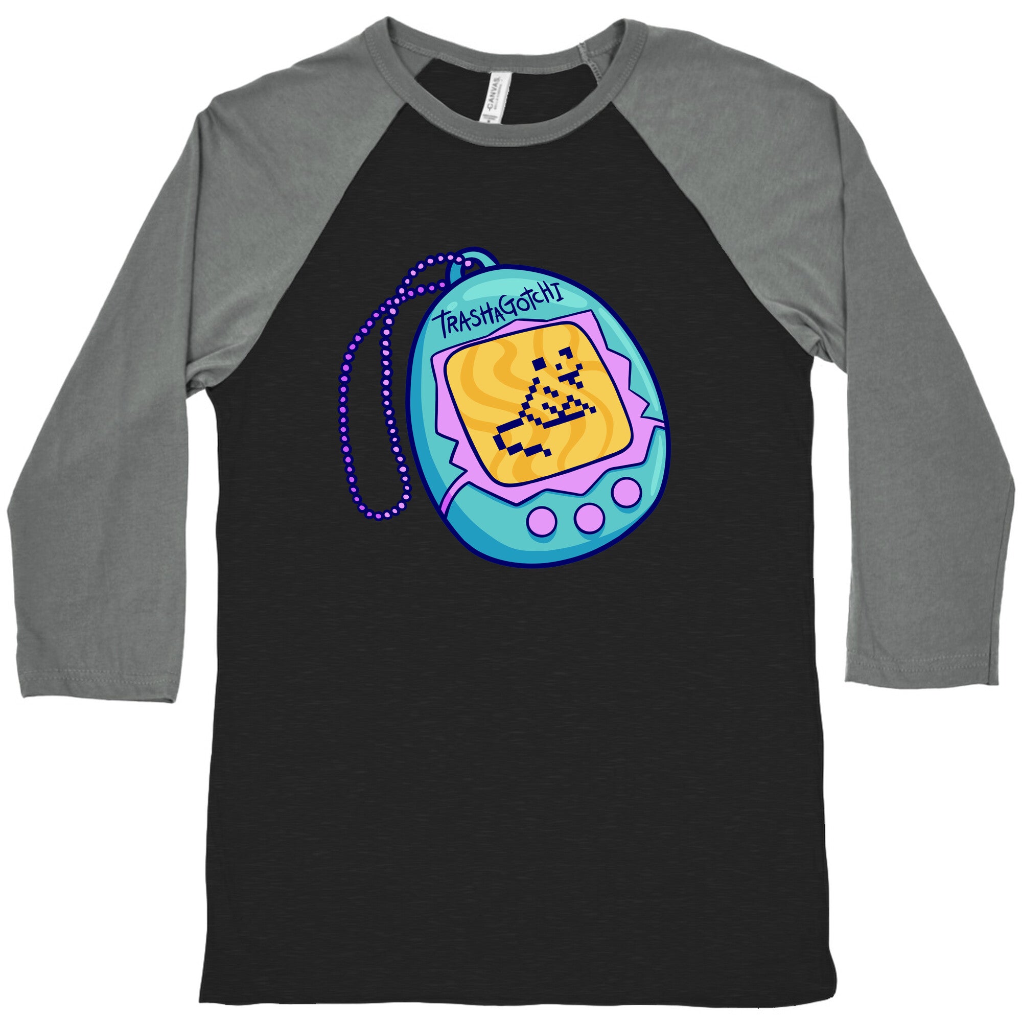 Trashagotchi (Opossum) Baseball Tee