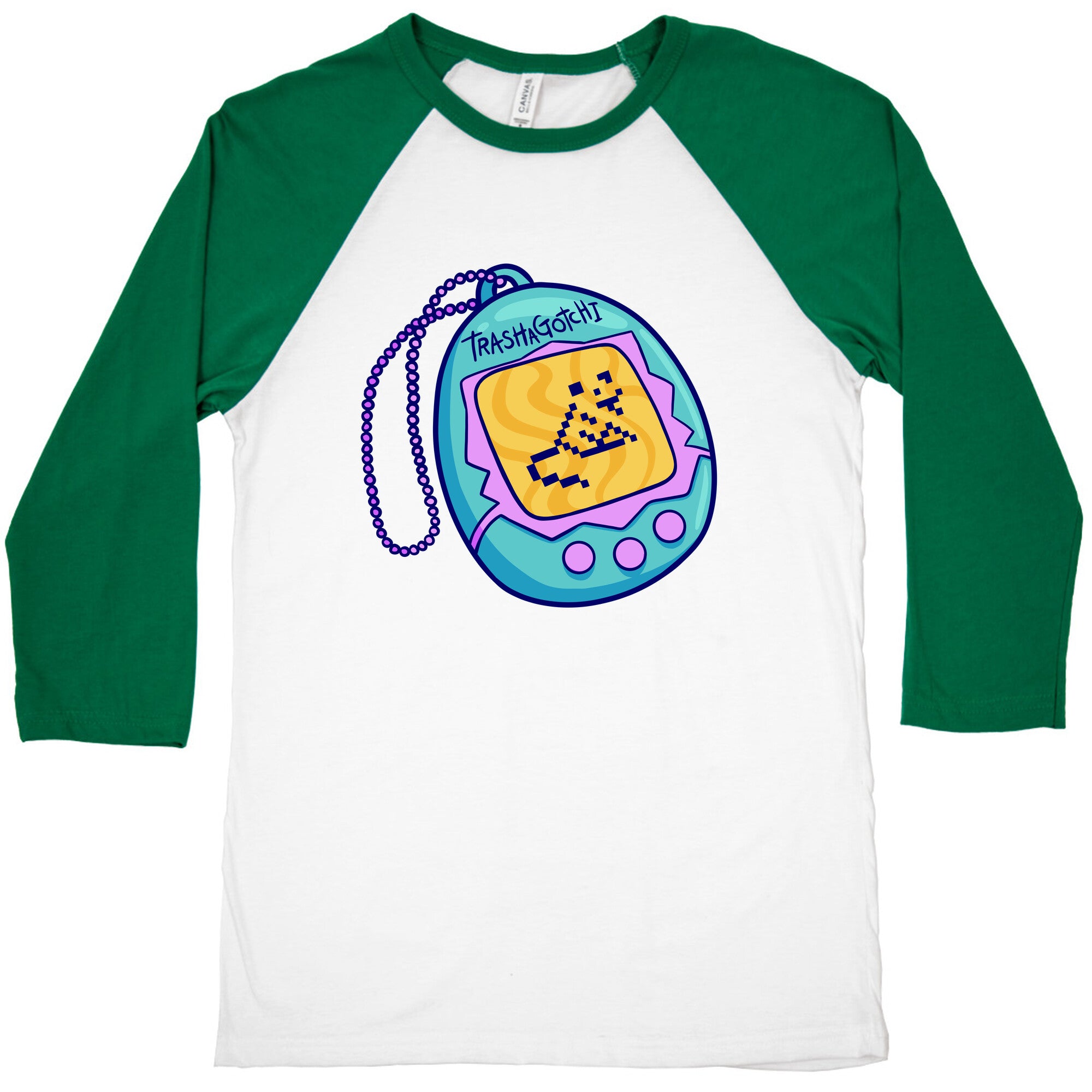 Trashagotchi (Opossum) Baseball Tee
