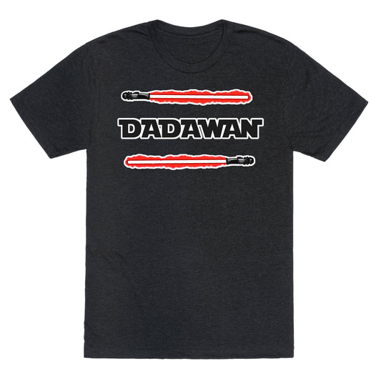 Padawan Dadawan Star Wars Parody Red Light Sabers Unisex Triblend Tee