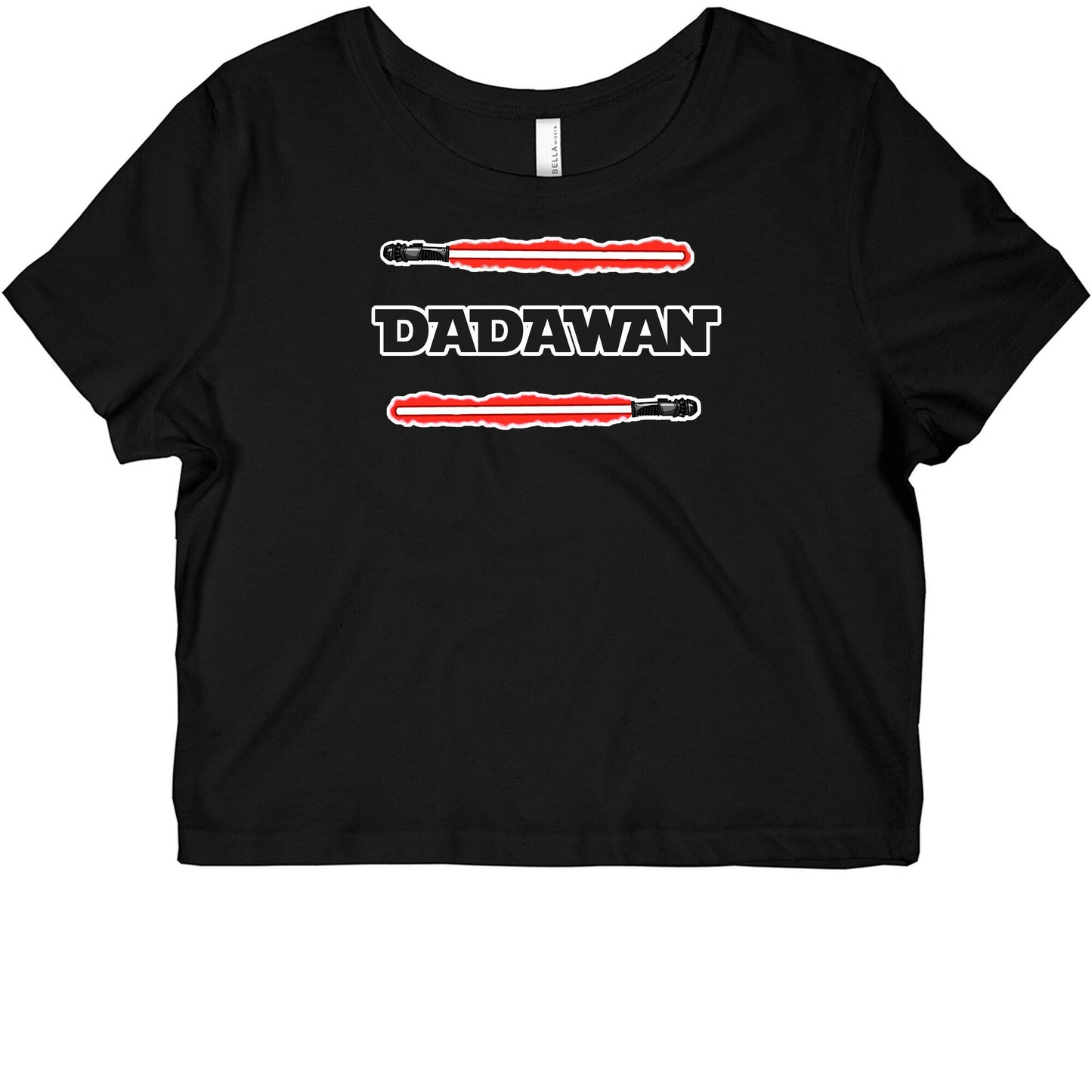 Padawan Dadawan Star Wars Parody Red Light Sabers Graphic Baby Tee