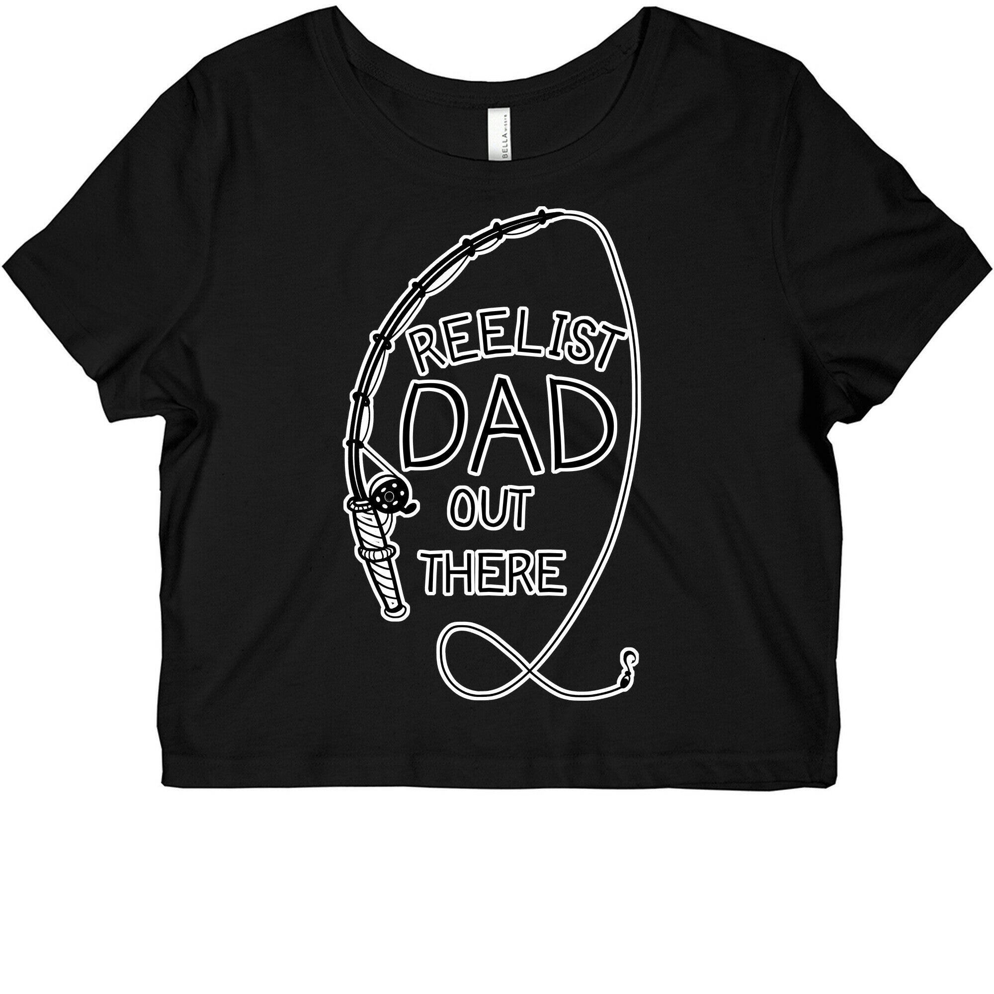 "Reelist Dad Out There" Fishing Graphic Baby Tee