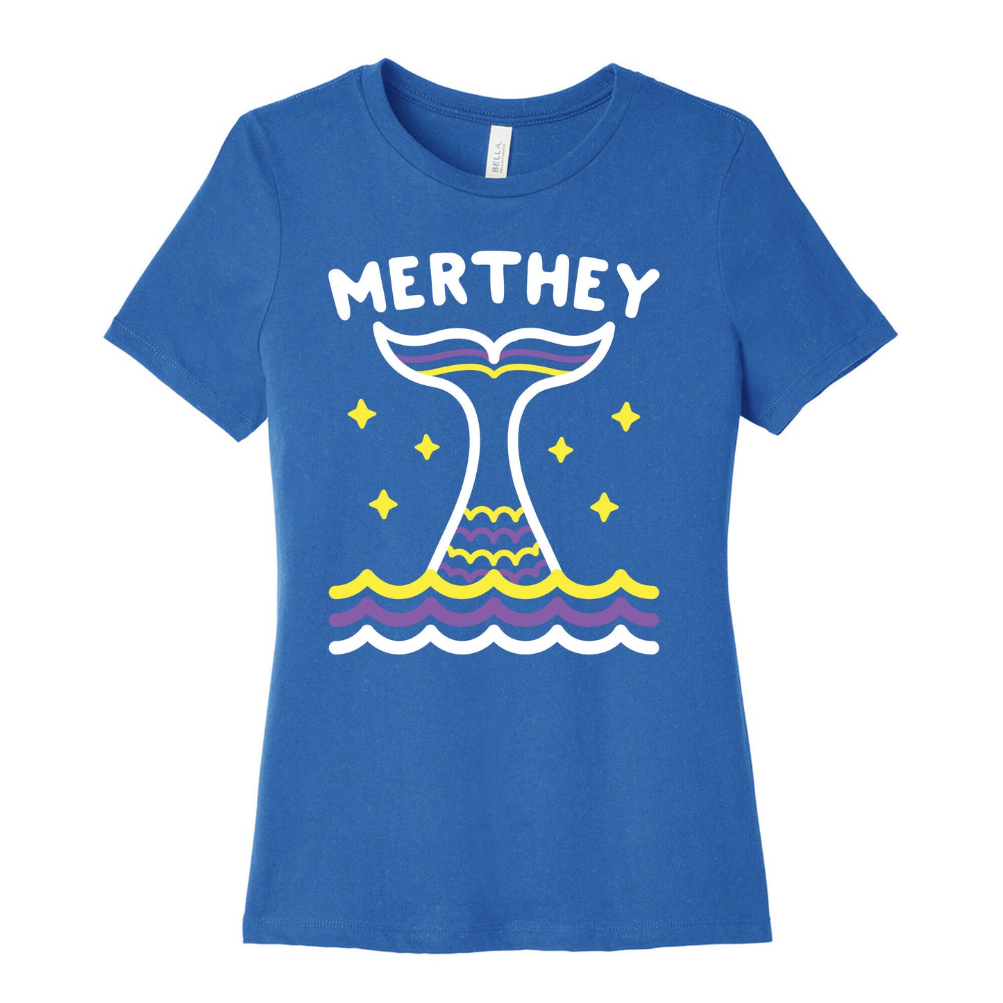 Merthey (Non-Binary Mermaid) Women's Cotton Tee