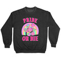 "Pride or Die" DnD Dice Pastel Crewneck Sweatshirt