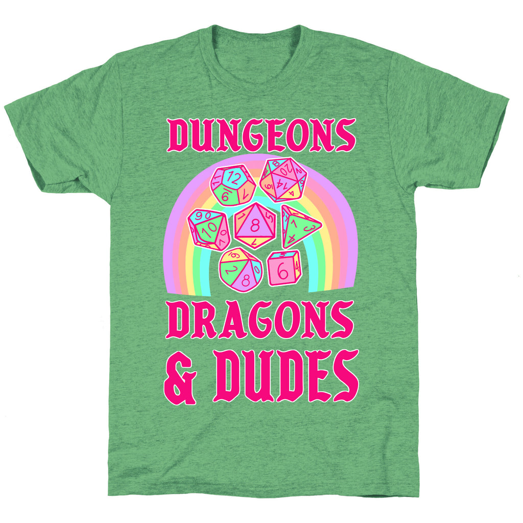 DnD & Dudes Dice Pastel Unisex Triblend Tee