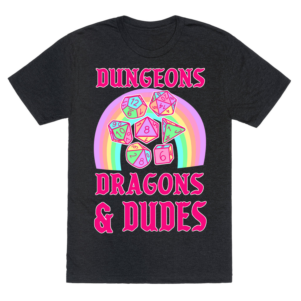DnD & Dudes Dice Pastel Unisex Triblend Tee