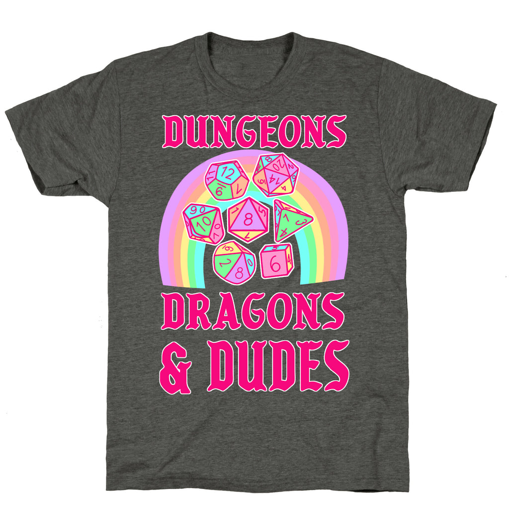 DnD & Dudes Dice Pastel Unisex Triblend Tee