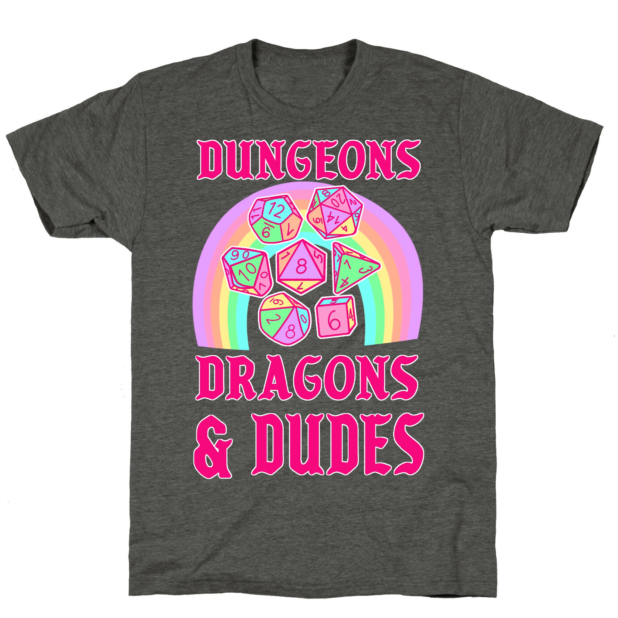 DnD & Dudes Dice Pastel Unisex Triblend Tee