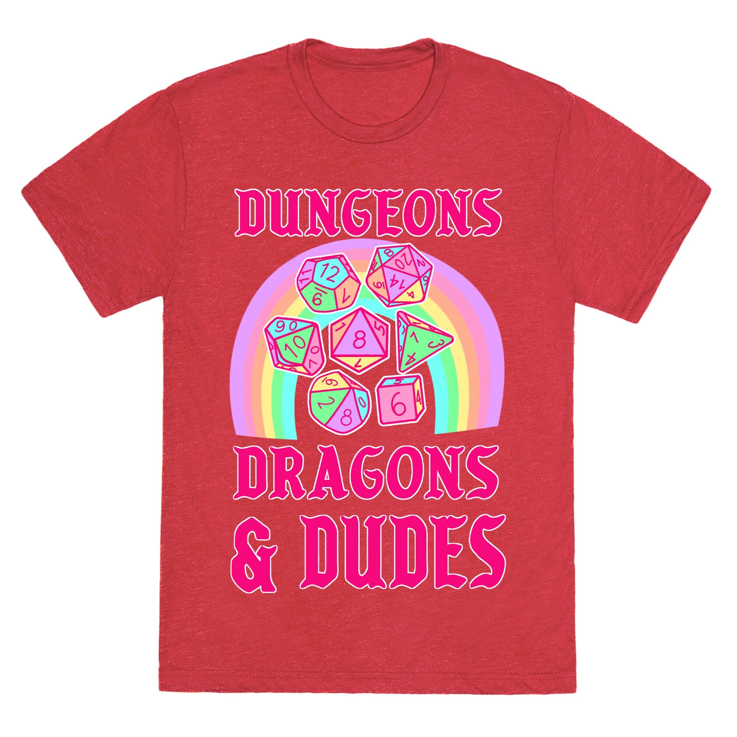 DnD & Dudes Dice Pastel Unisex Triblend Tee