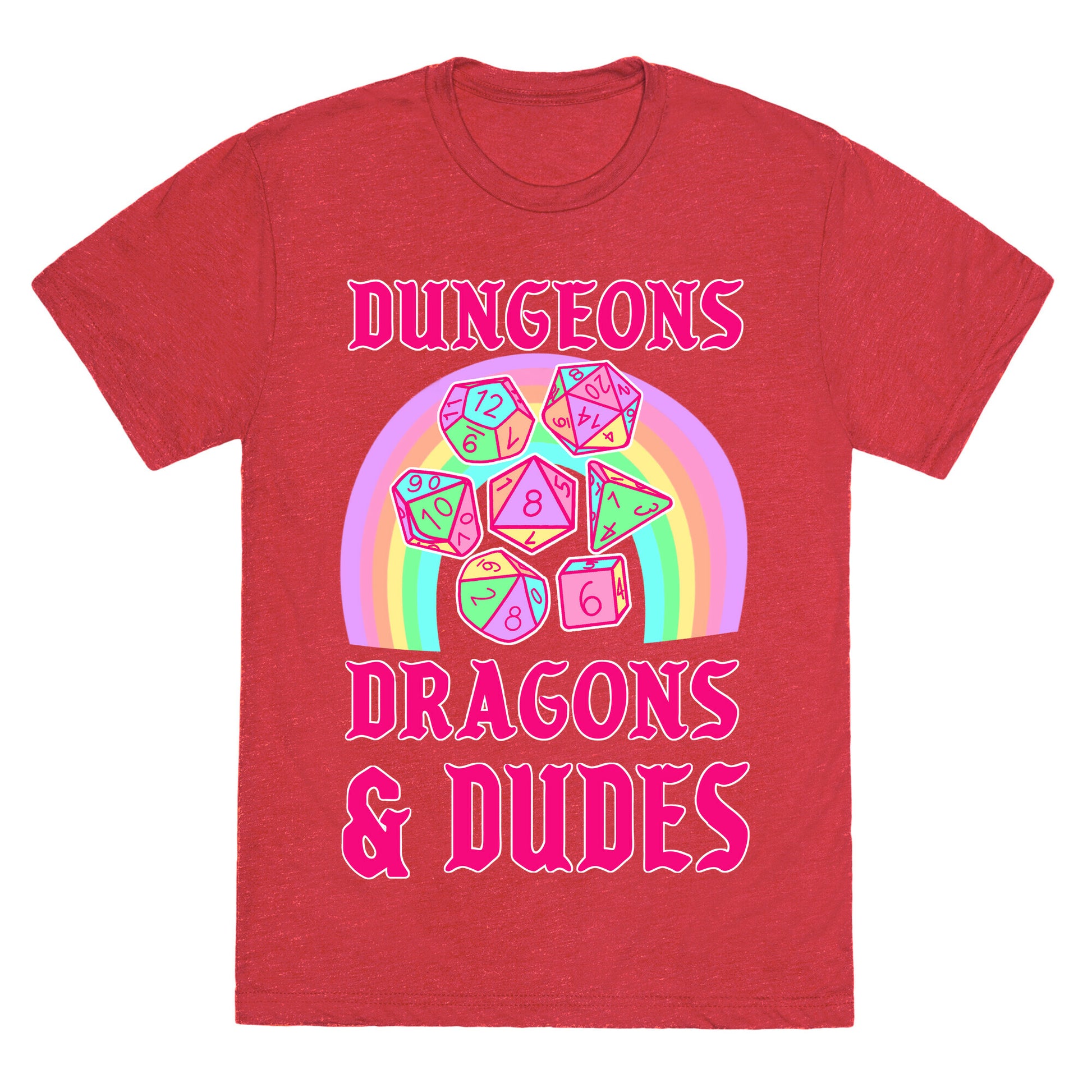 DnD & Dudes Dice Pastel Unisex Triblend Tee