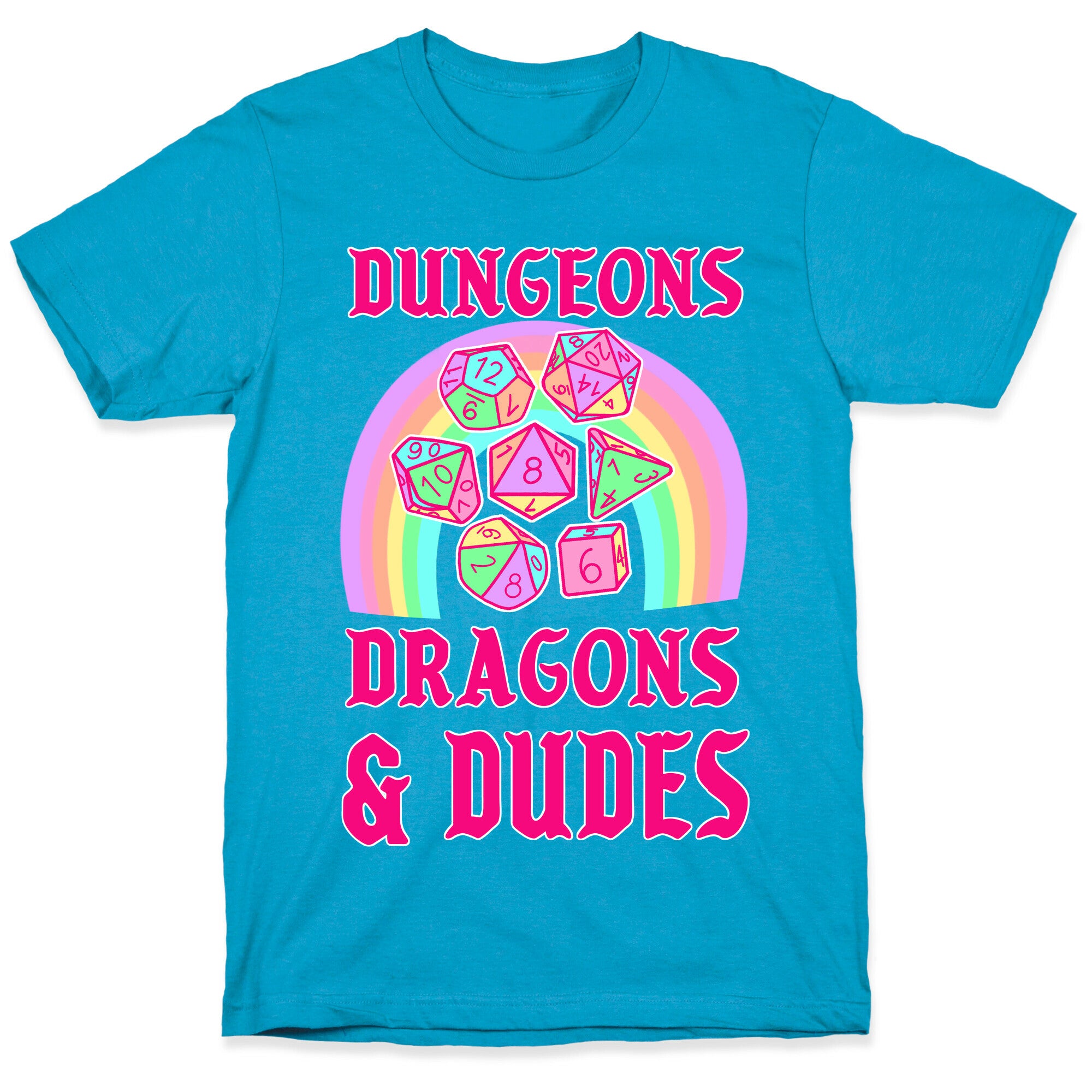 DnD & Dudes Dice Pastel Unisex Triblend Tee