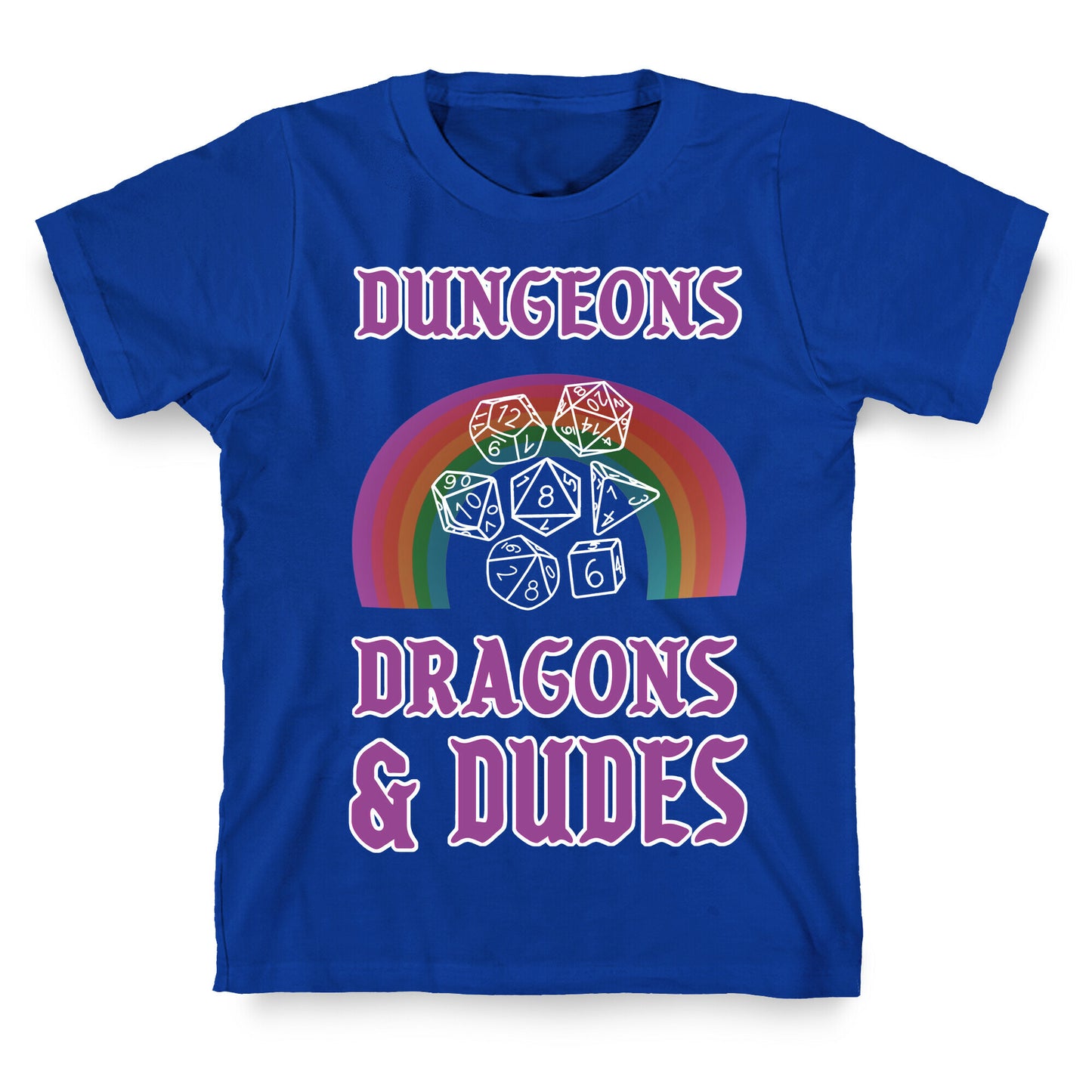 DnD & Dudes White Dice T-Shirt