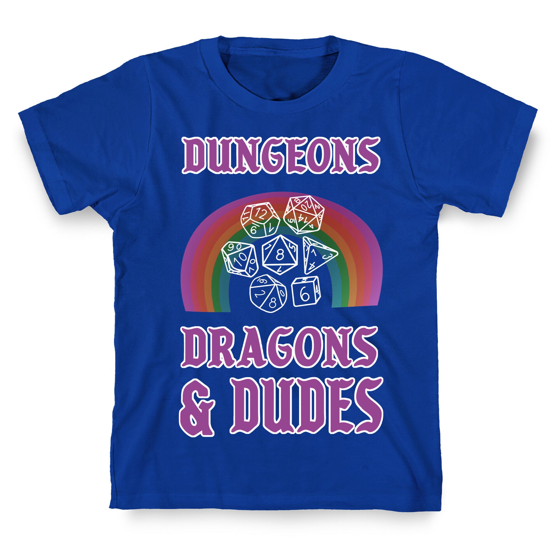 DnD & Dudes White Dice T-Shirt