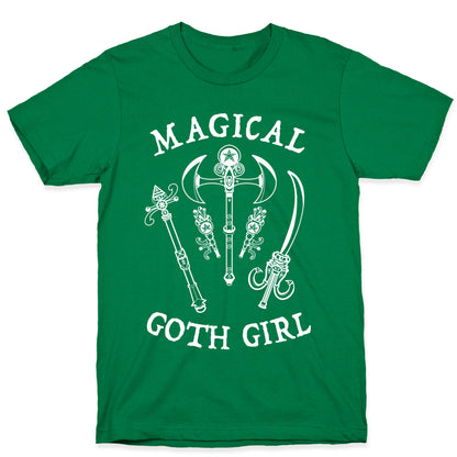 Magical Goth Girl White T-Shirt