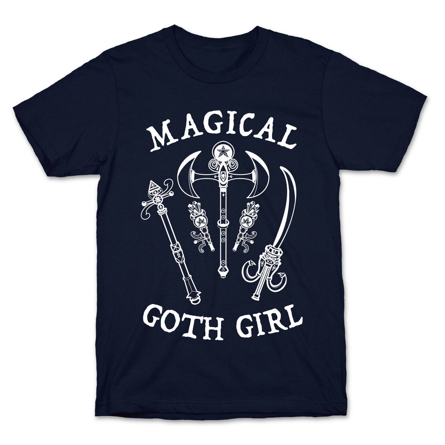 Magical Goth Girl White T-Shirt