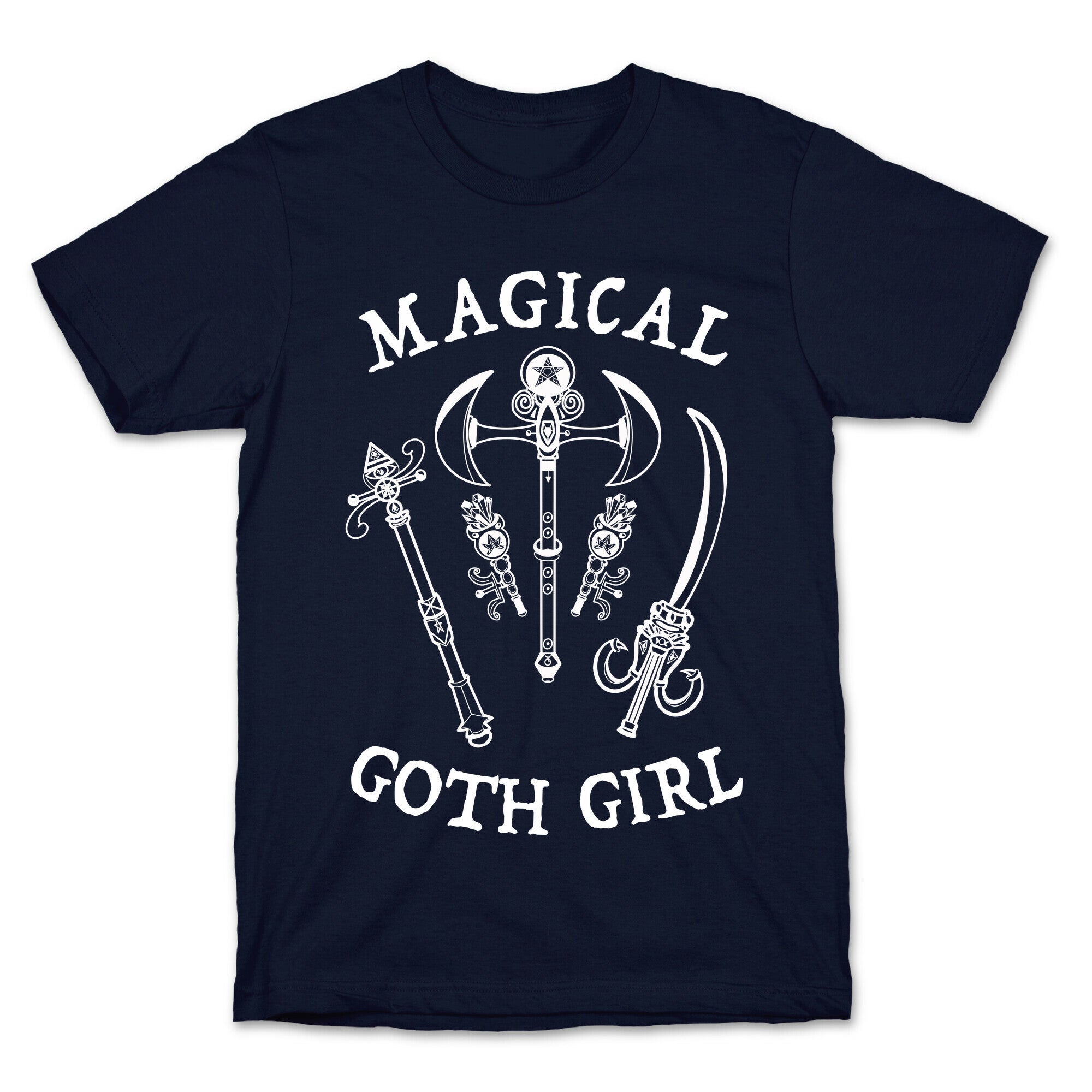 Magical Goth Girl White T-Shirt
