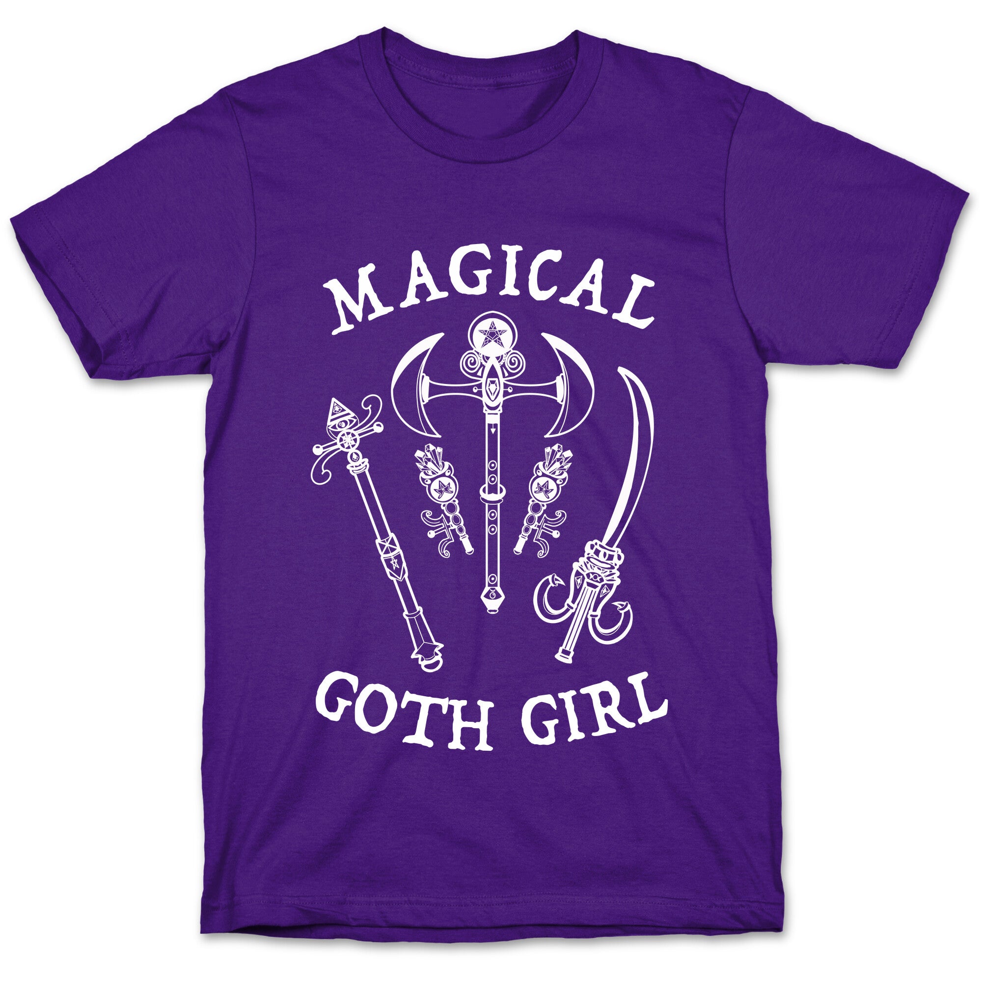 Magical Goth Girl White T-Shirt