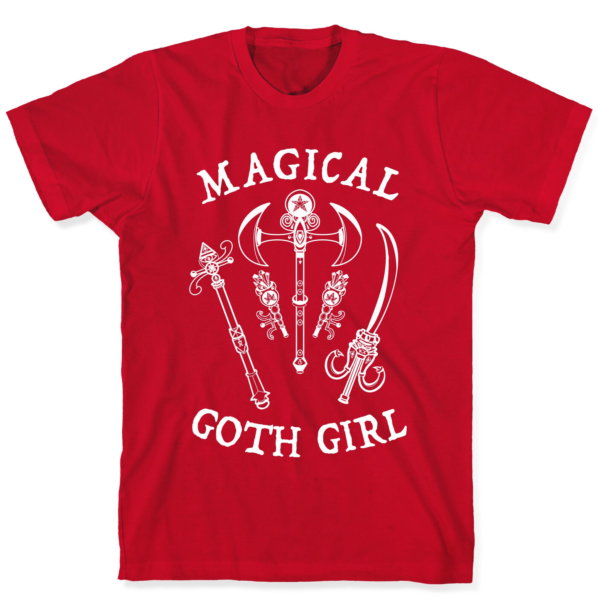 Magical Goth Girl White T-Shirt