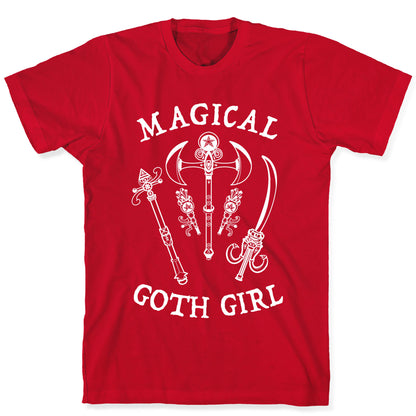 Magical Goth Girl White T-Shirt