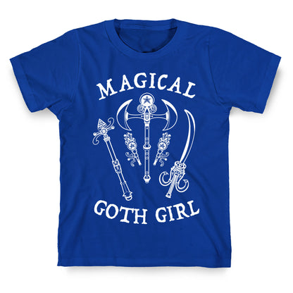 Magical Goth Girl White T-Shirt