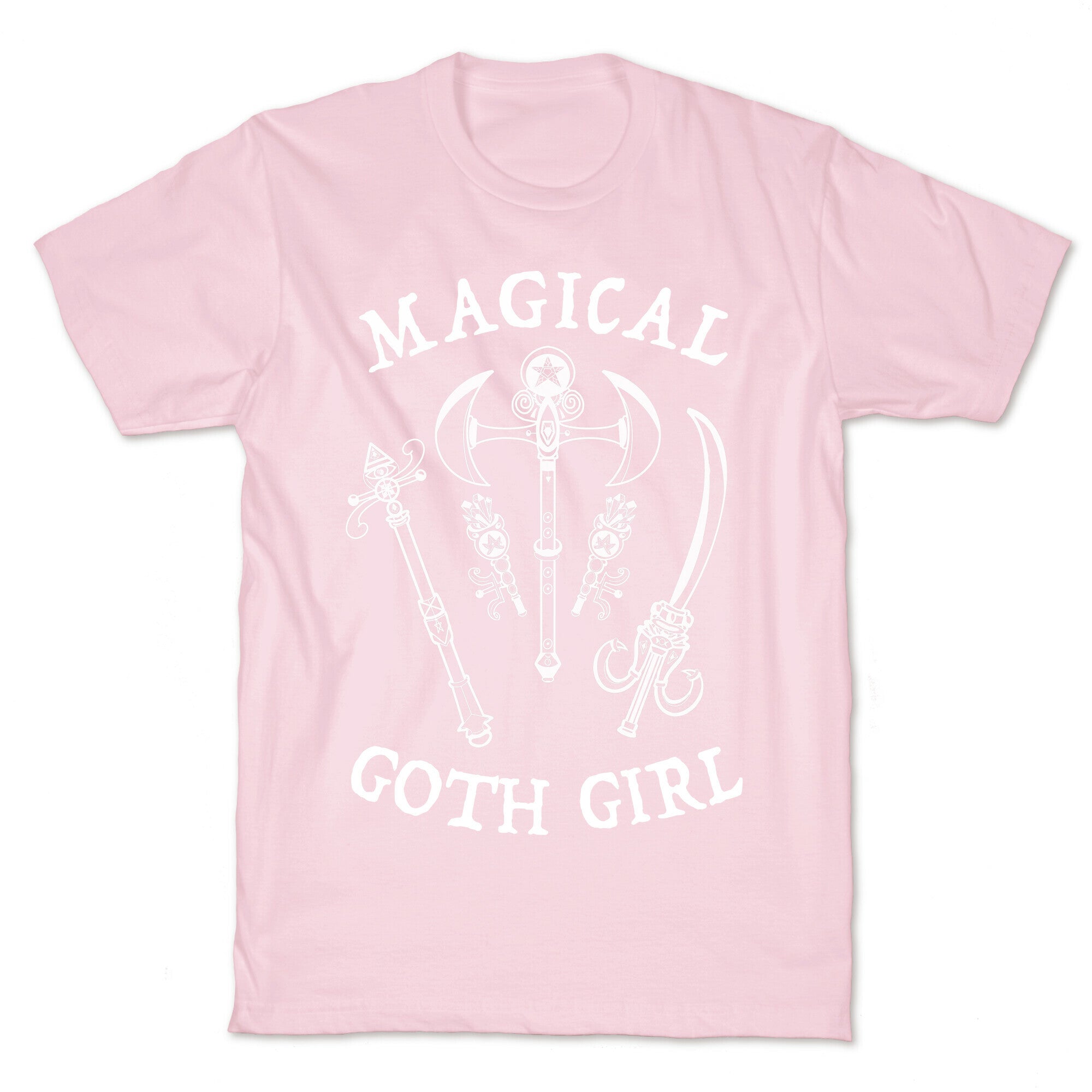 Magical Goth Girl White T-Shirt