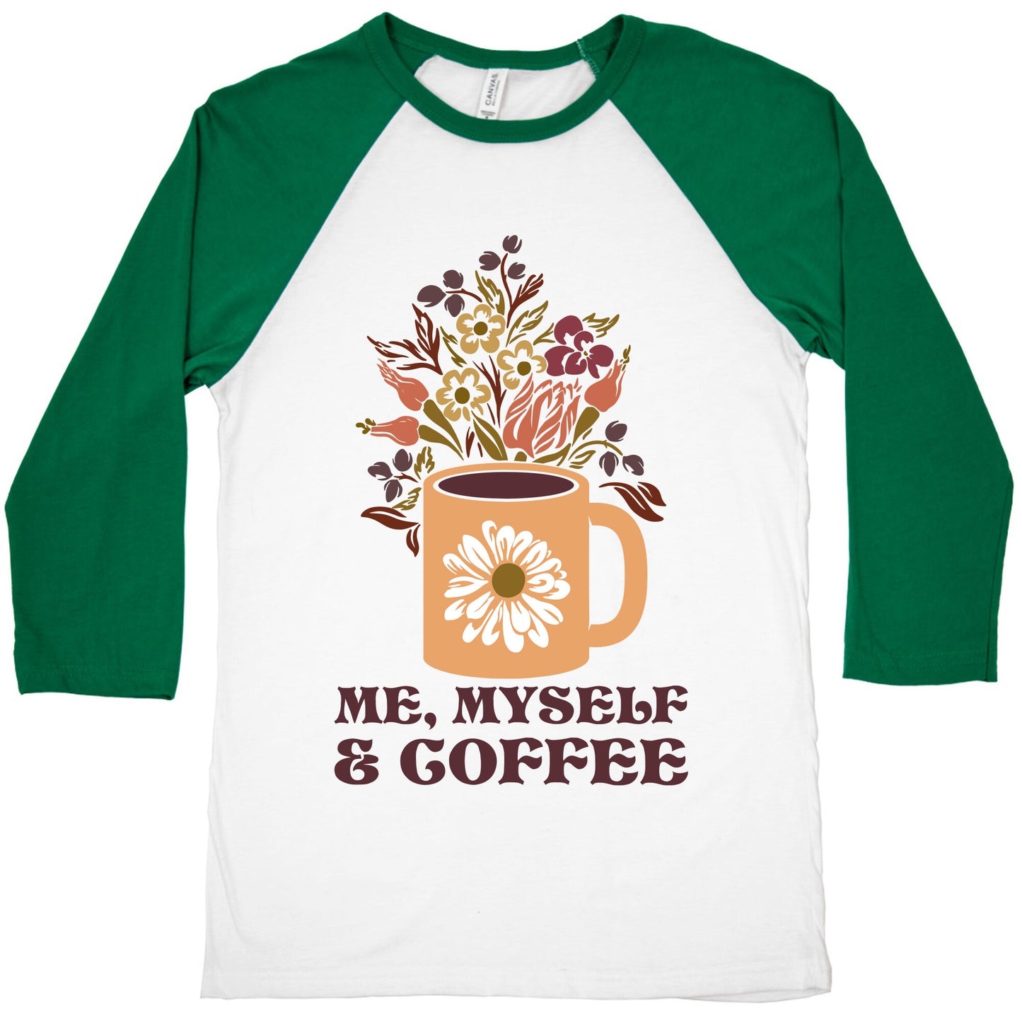 Me Myself and Coffee Baseball Tee