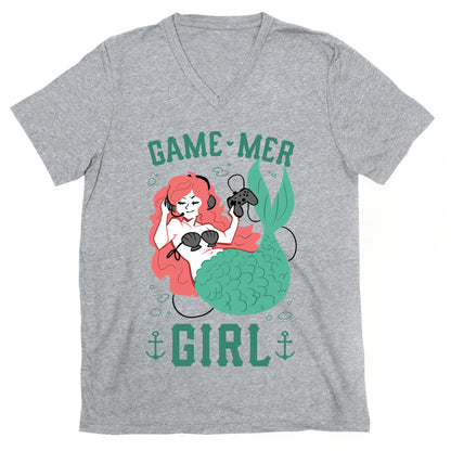 Game Mer Girl V-Neck