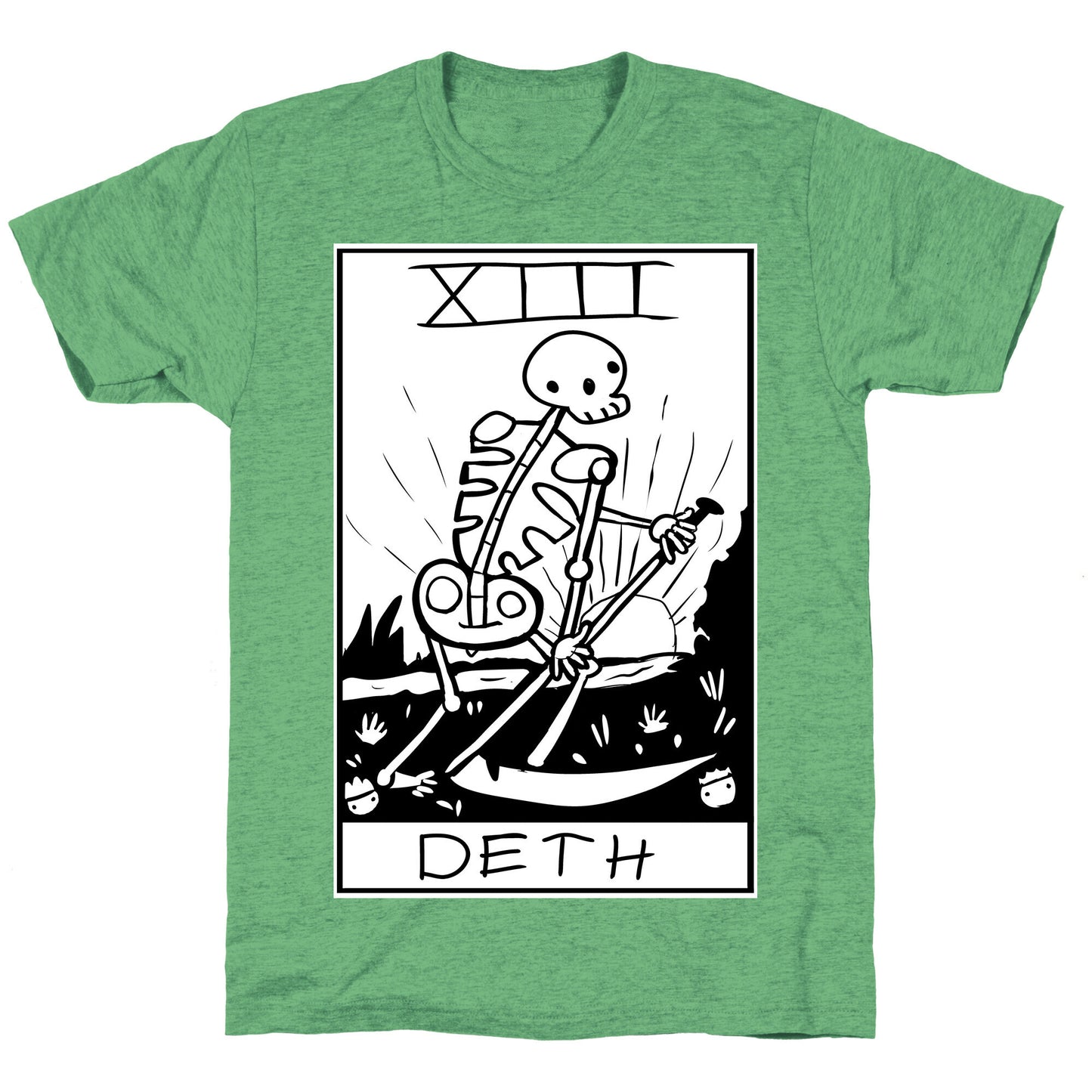 Badly Drawn Tarots: Death Unisex Triblend Tee