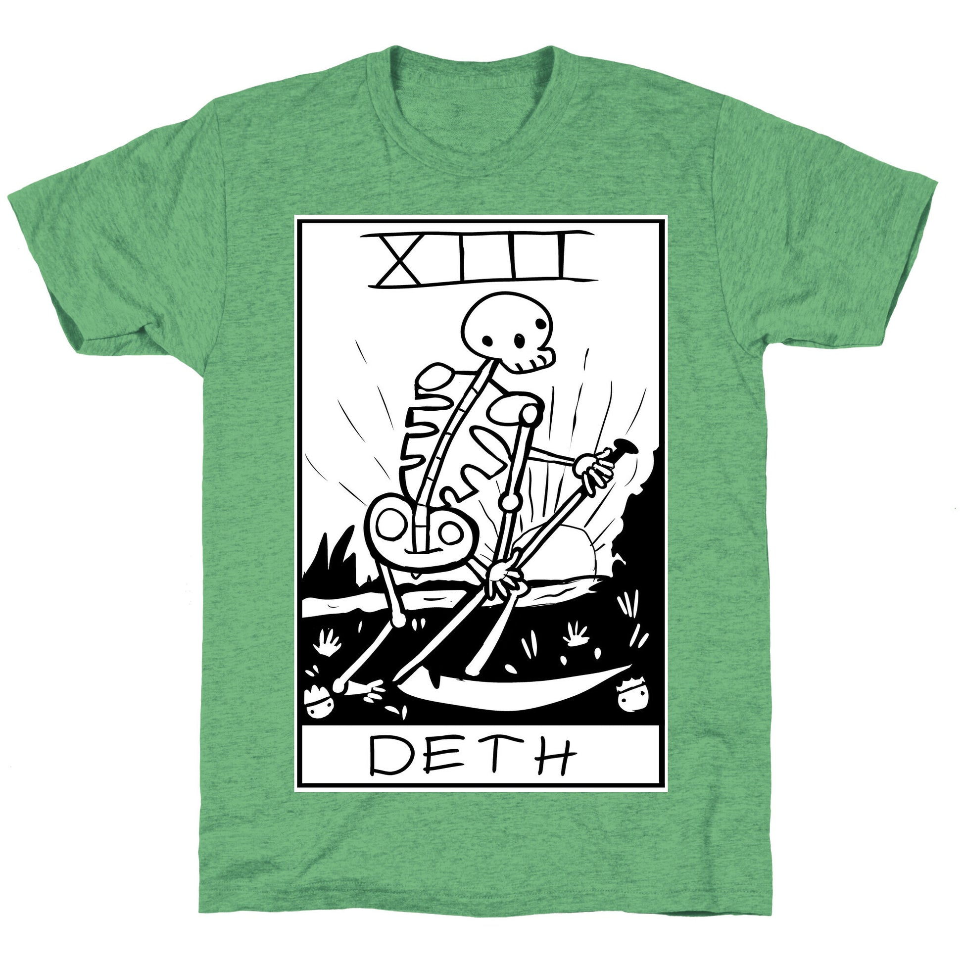 Badly Drawn Tarots: Death Unisex Triblend Tee
