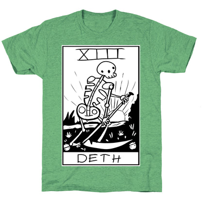 Badly Drawn Tarots: Death Unisex Triblend Tee