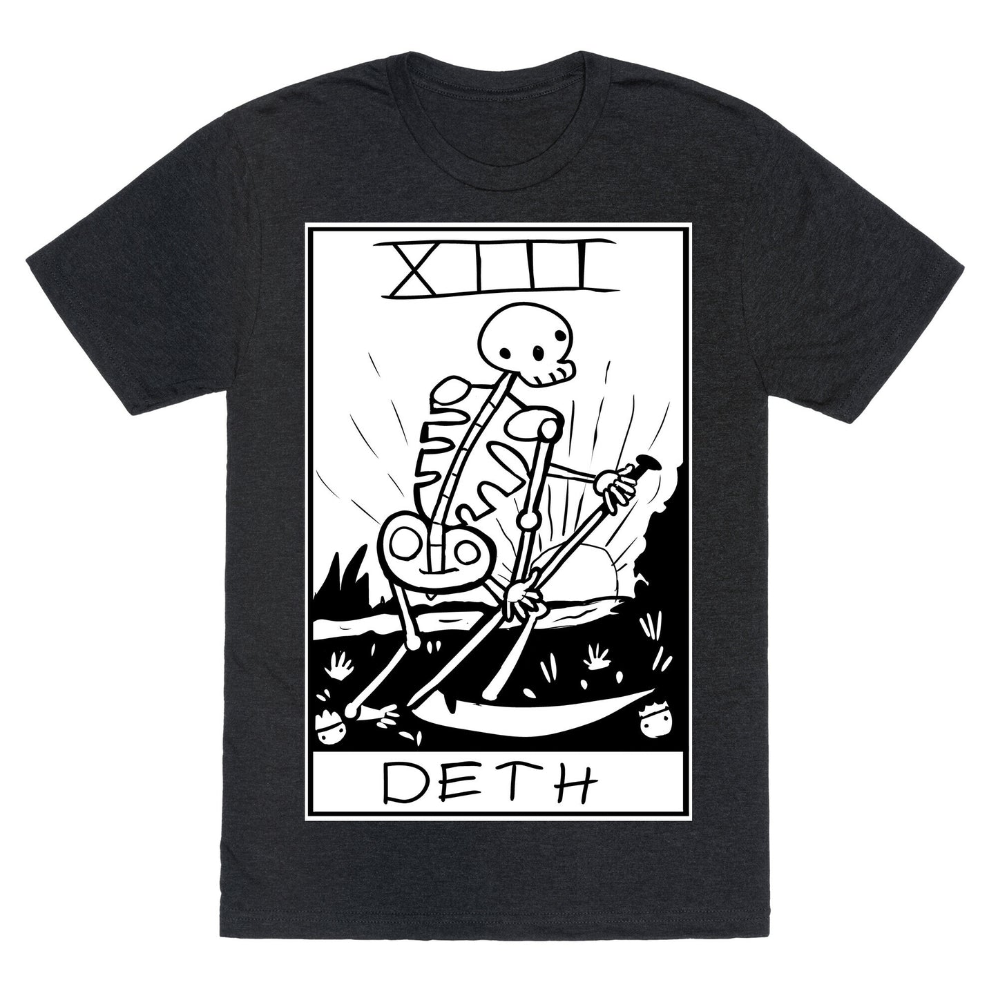 Badly Drawn Tarots: Death Unisex Triblend Tee