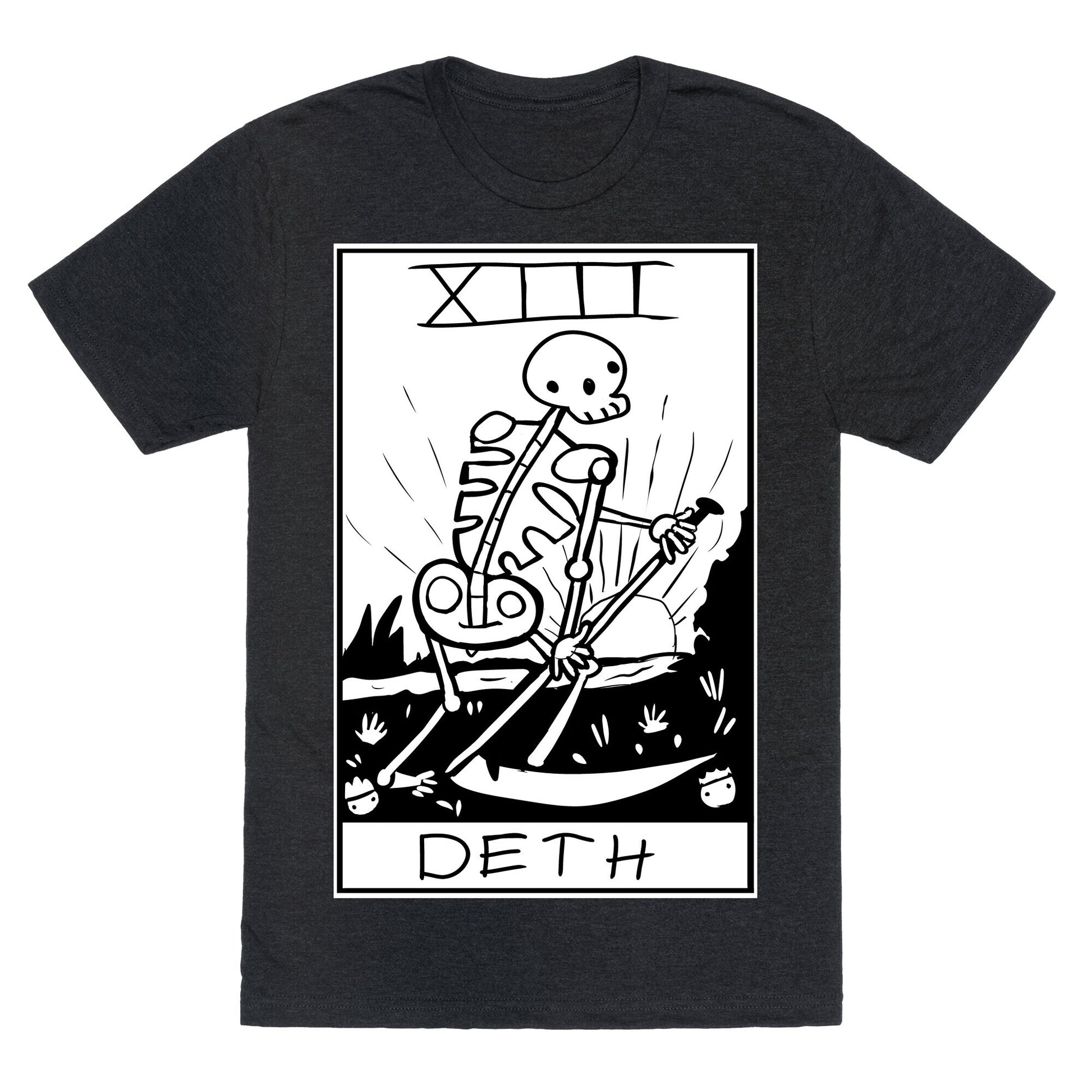 Badly Drawn Tarots: Death Unisex Triblend Tee