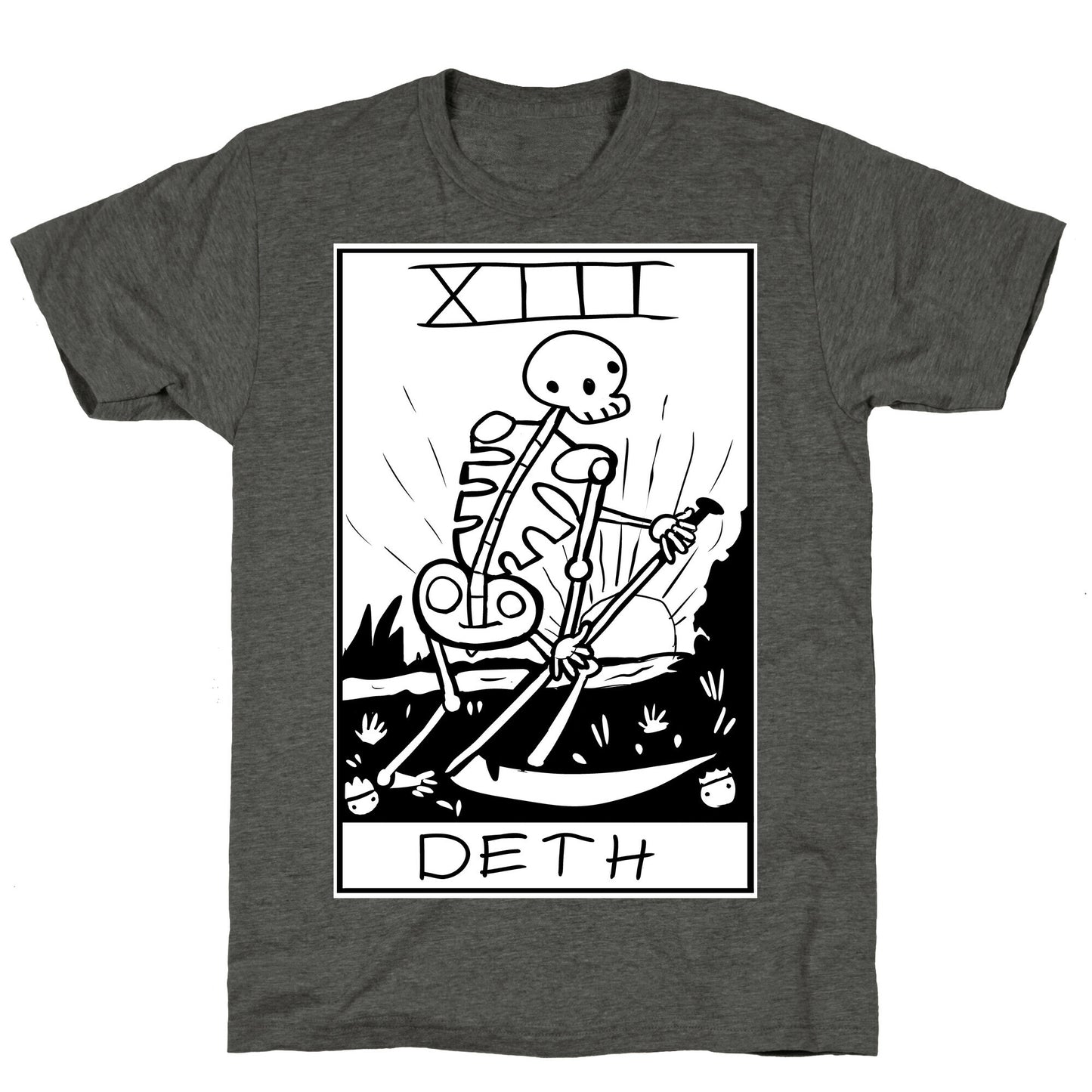 Badly Drawn Tarots: Death Unisex Triblend Tee