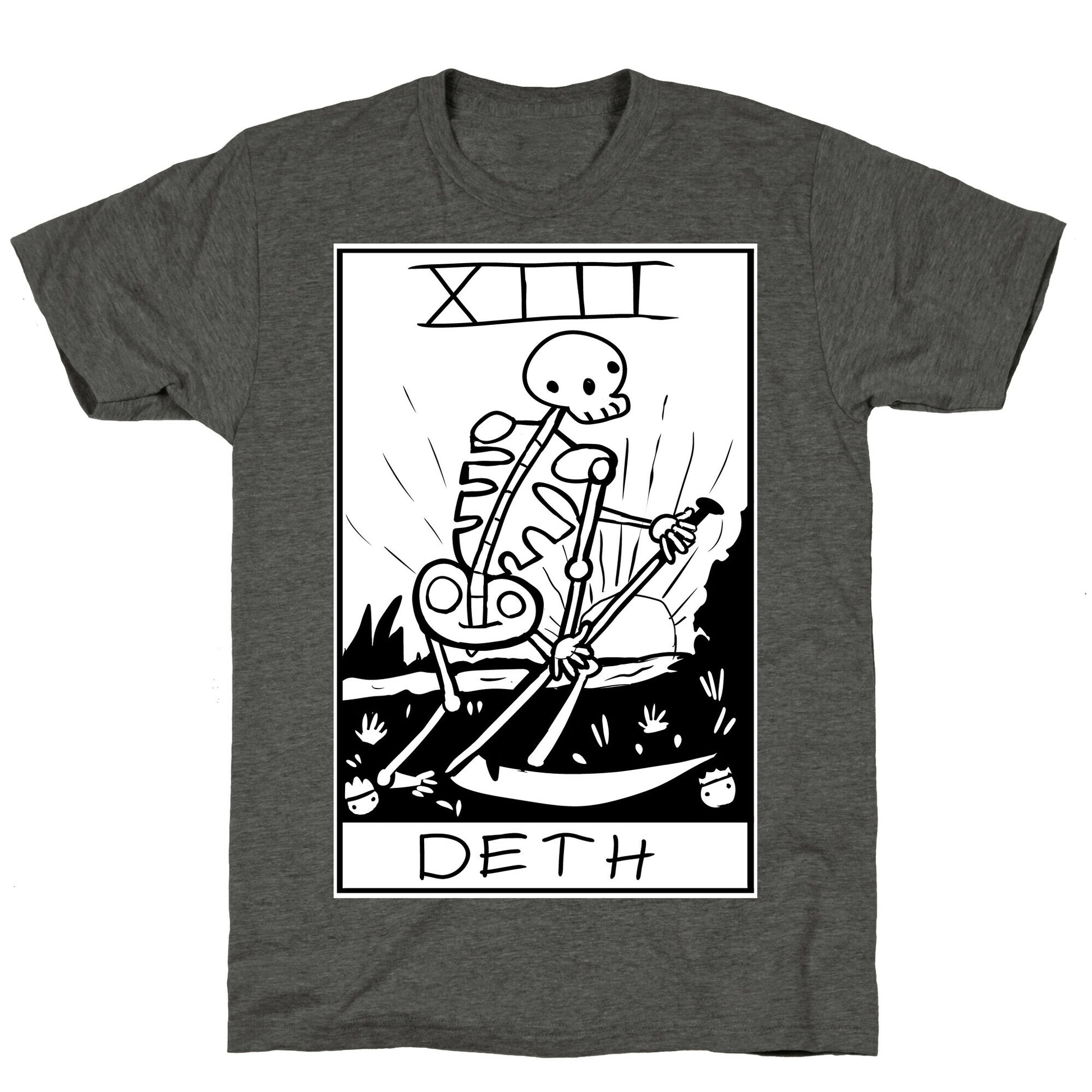 Badly Drawn Tarots: Death Unisex Triblend Tee
