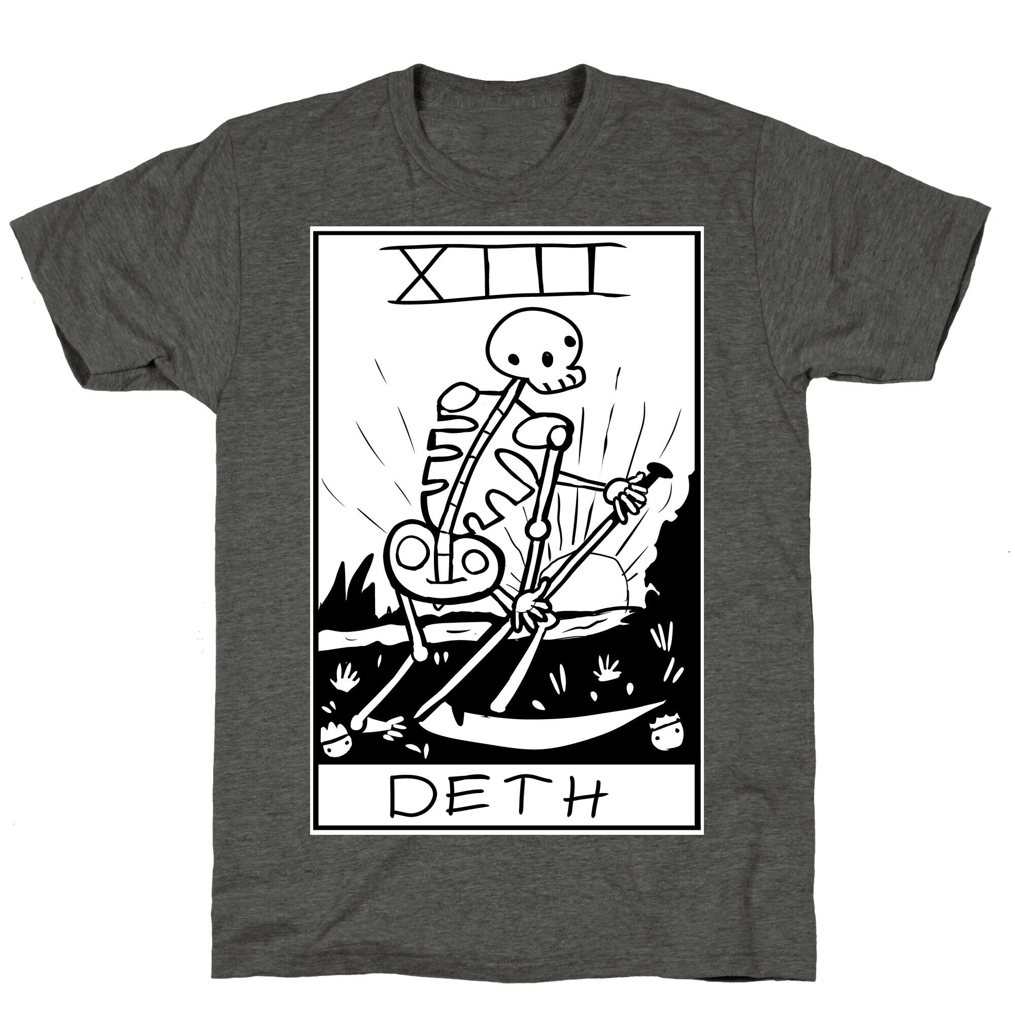 Badly Drawn Tarots: Death Unisex Triblend Tee