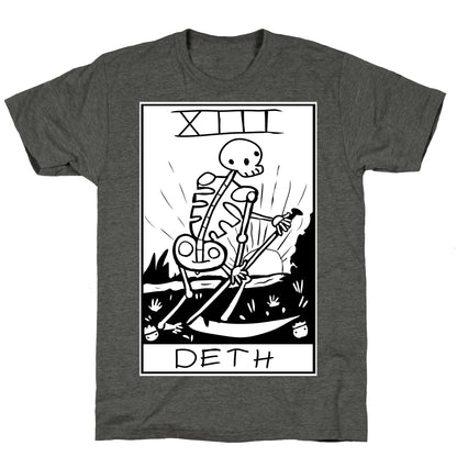 Badly Drawn Tarots: Death Unisex Triblend Tee