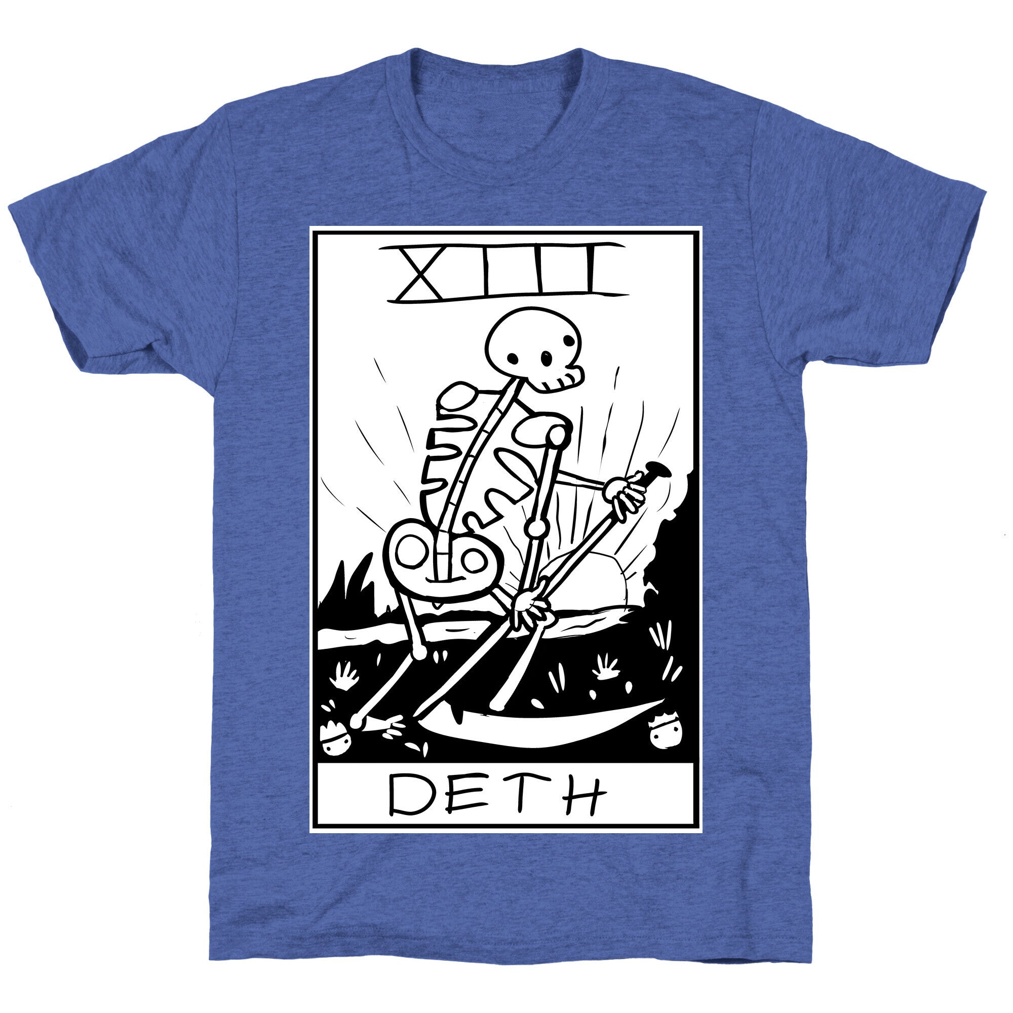 Badly Drawn Tarots: Death Unisex Triblend Tee