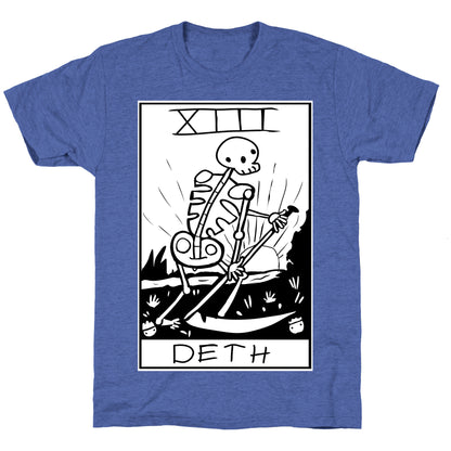 Badly Drawn Tarots: Death Unisex Triblend Tee