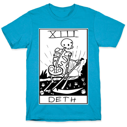 Badly Drawn Tarots: Death Unisex Triblend Tee