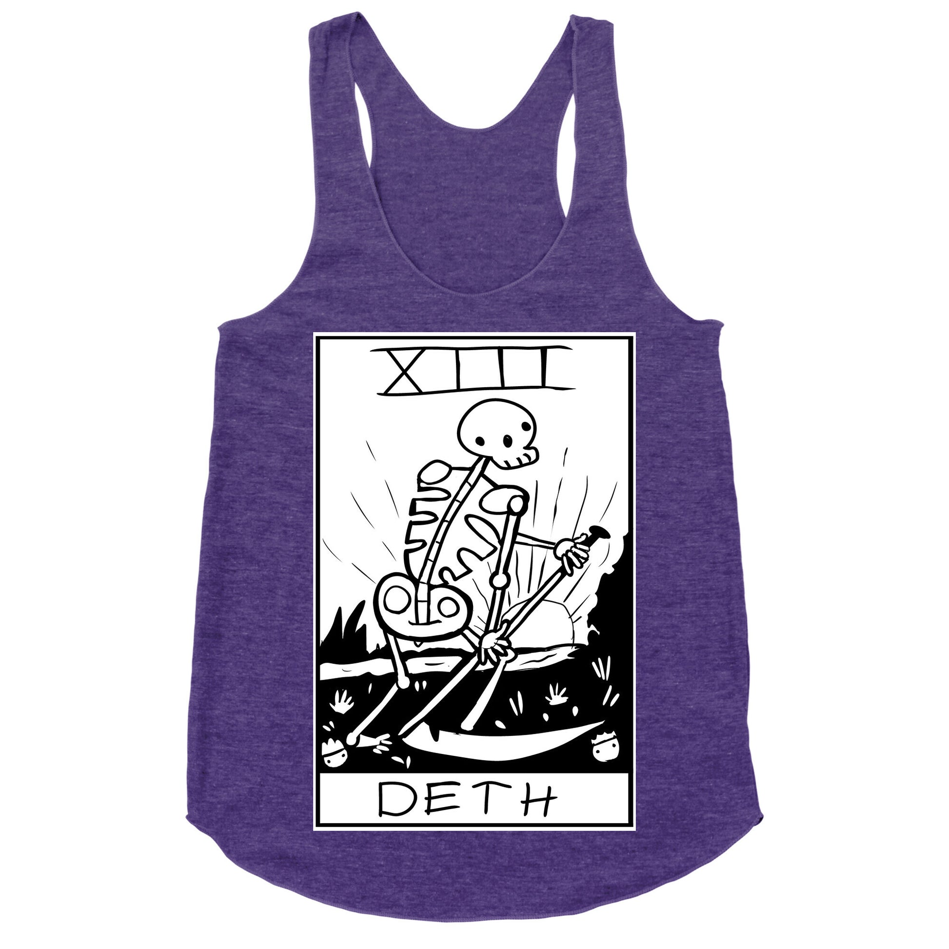 Badly Drawn Tarots: Death Racerback Tank