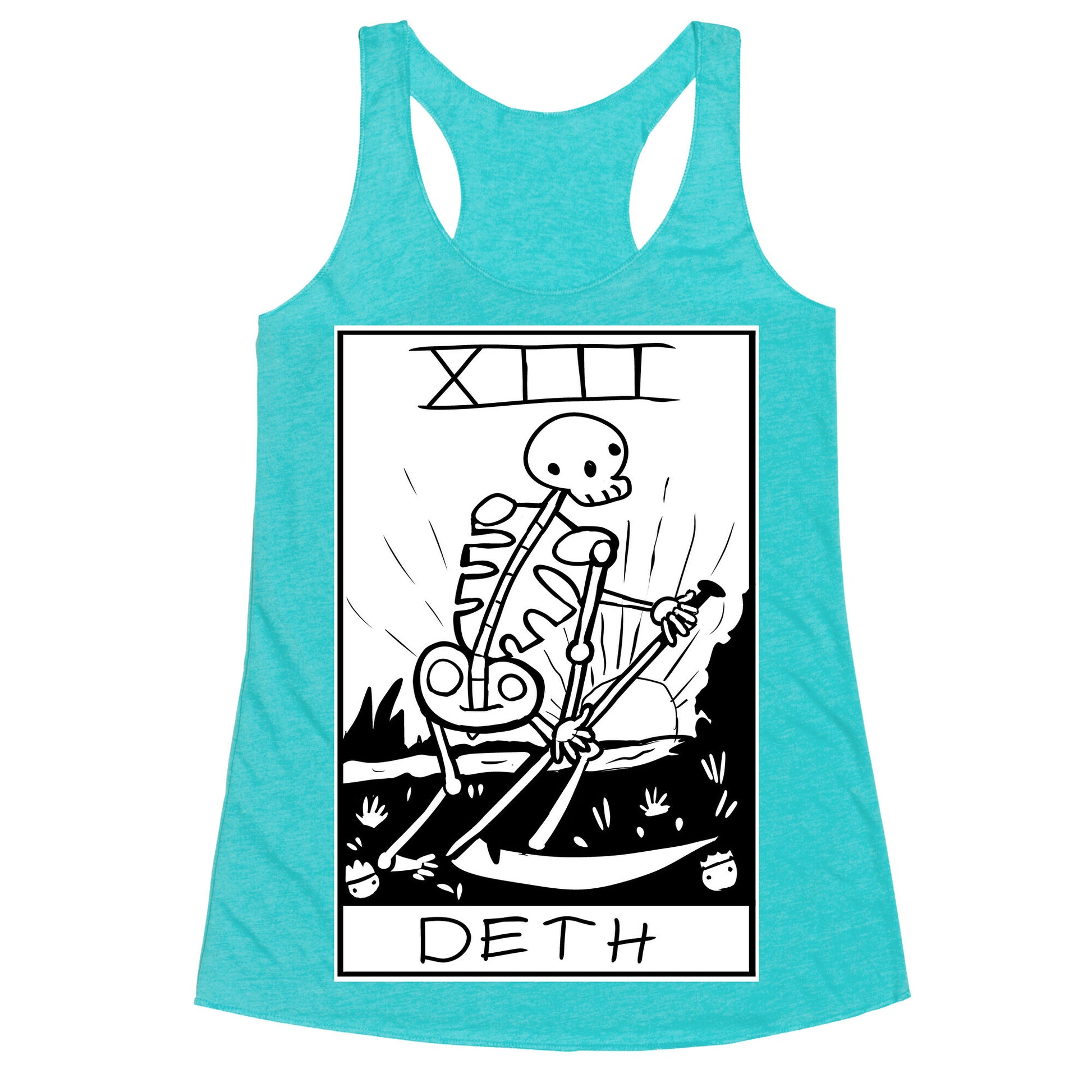 Badly Drawn Tarots: Death Racerback Tank