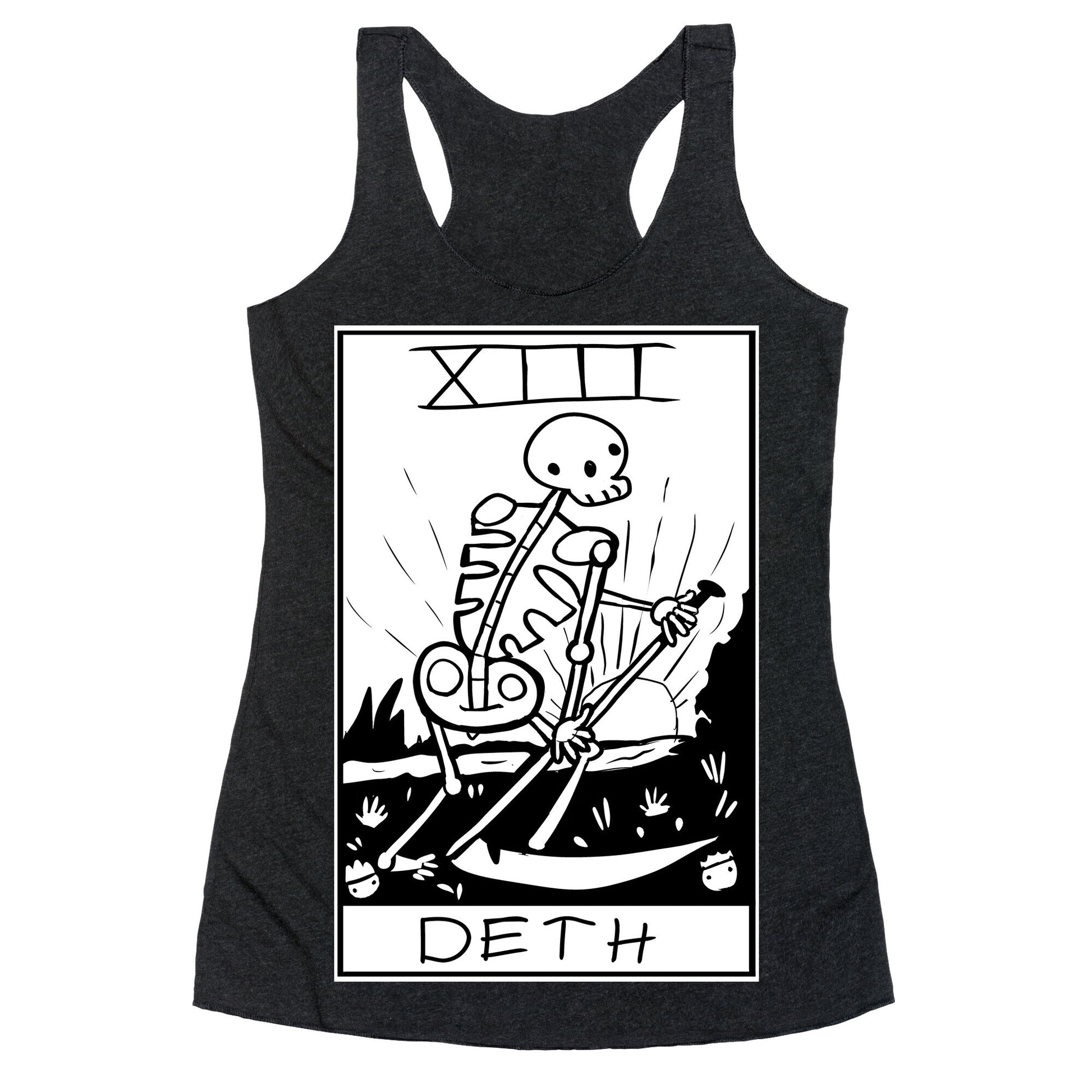 Badly Drawn Tarots: Death Racerback Tank
