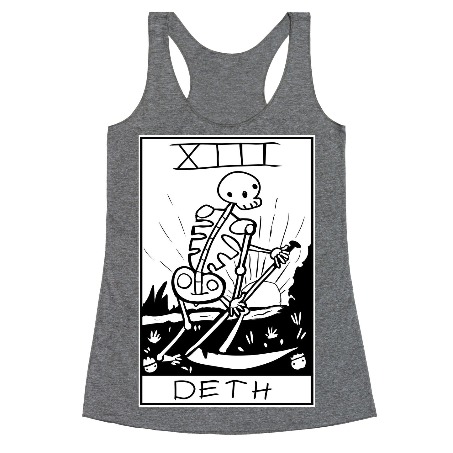 Badly Drawn Tarots: Death Racerback Tank
