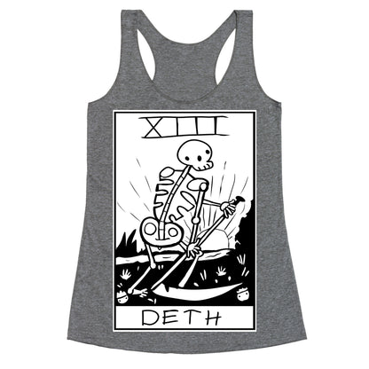 Badly Drawn Tarots: Death Racerback Tank