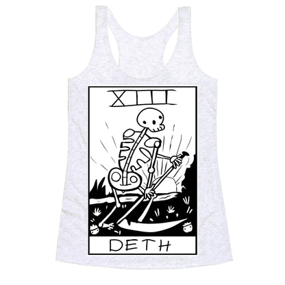 Badly Drawn Tarots: Death Racerback Tank