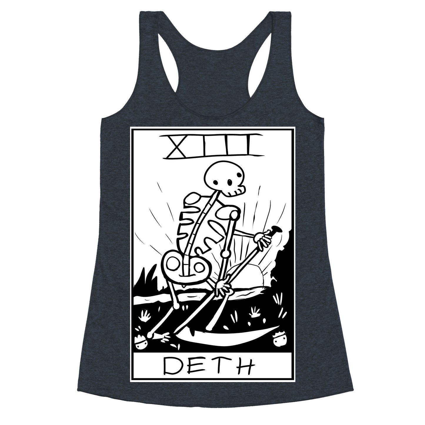 Badly Drawn Tarots: Death Racerback Tank