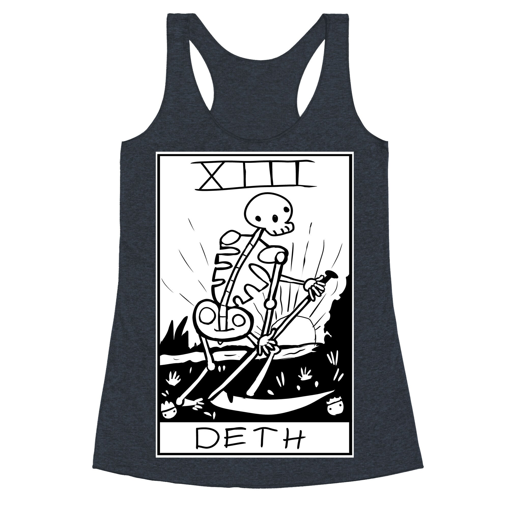 Badly Drawn Tarots: Death Racerback Tank