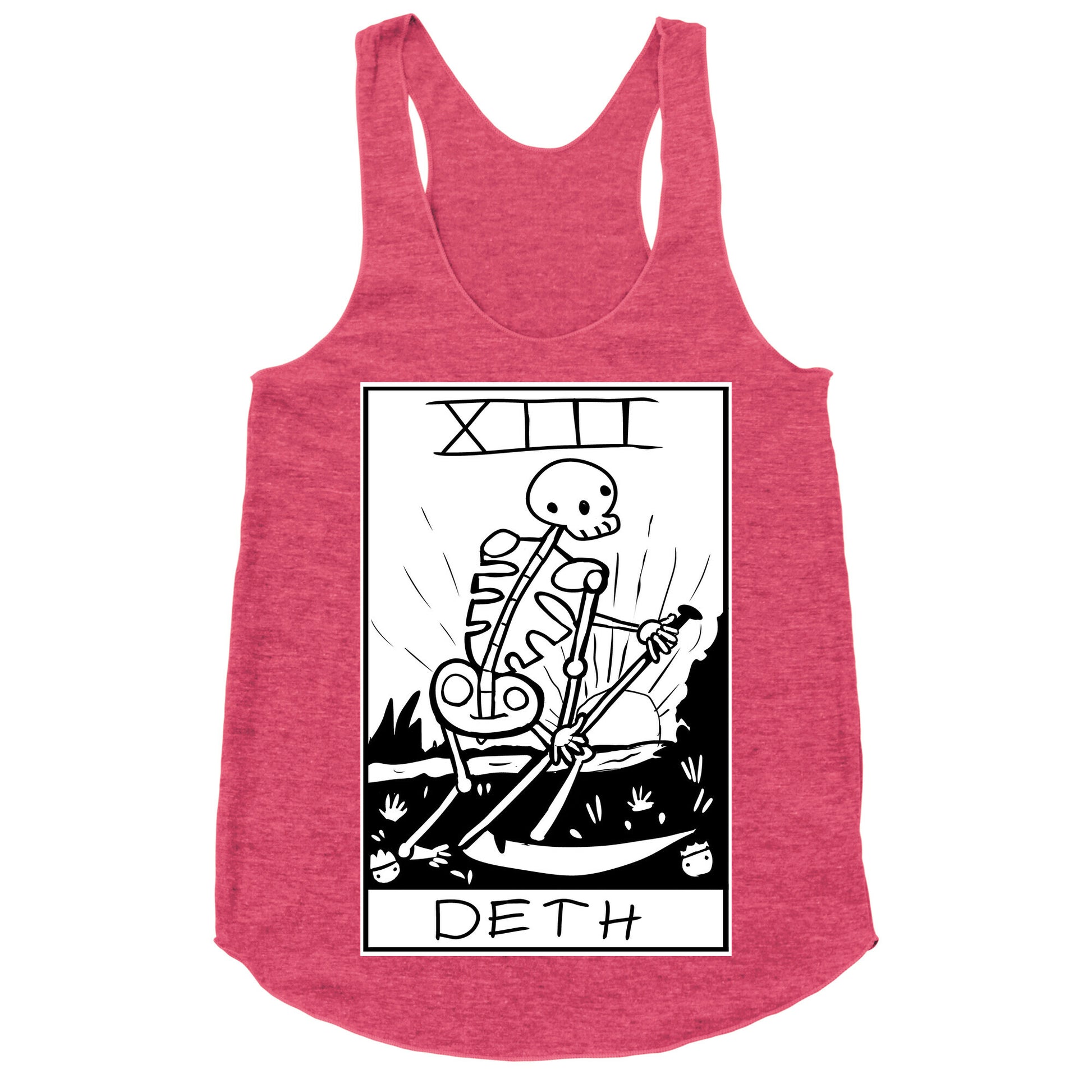 Badly Drawn Tarots: Death Racerback Tank
