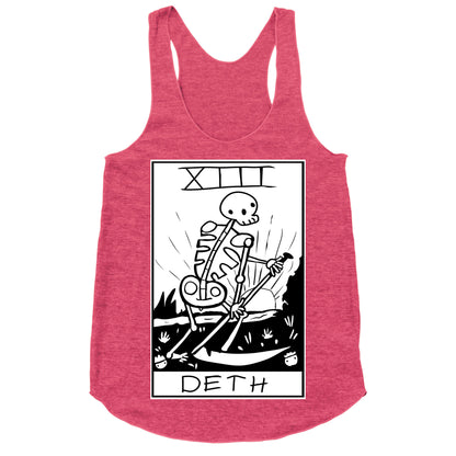Badly Drawn Tarots: Death Racerback Tank