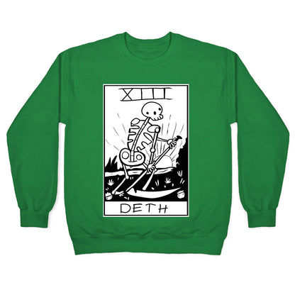Badly Drawn Tarots: Death Crewneck Sweatshirt